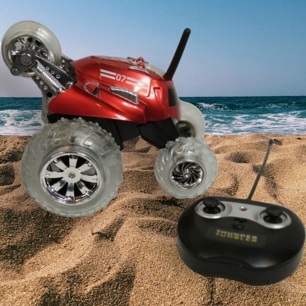 Blue Hat Radio Controlled Thunder Tumber Red 360‎ Degree Rally Car w/ LED Lights